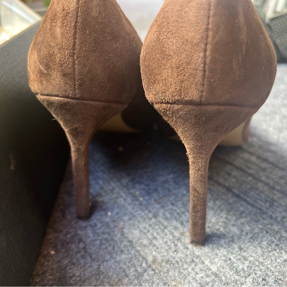 Banana Republic Suede stiletto/pumps -Chestnut -8.5-No box - Picture 10 of 11